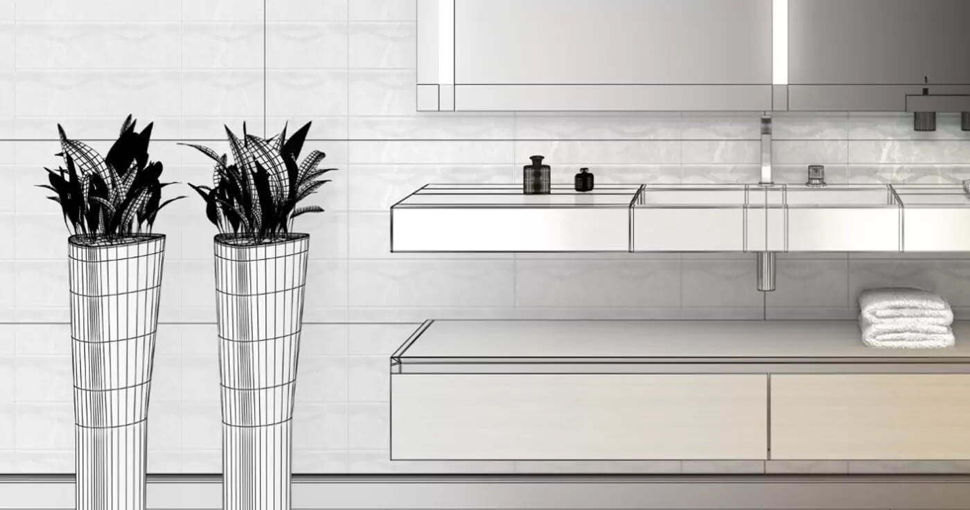 rendering 3d badplanung